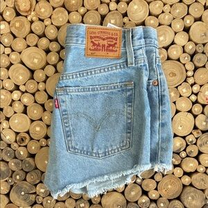 Levi's Light Blue Denim Jean Shorts